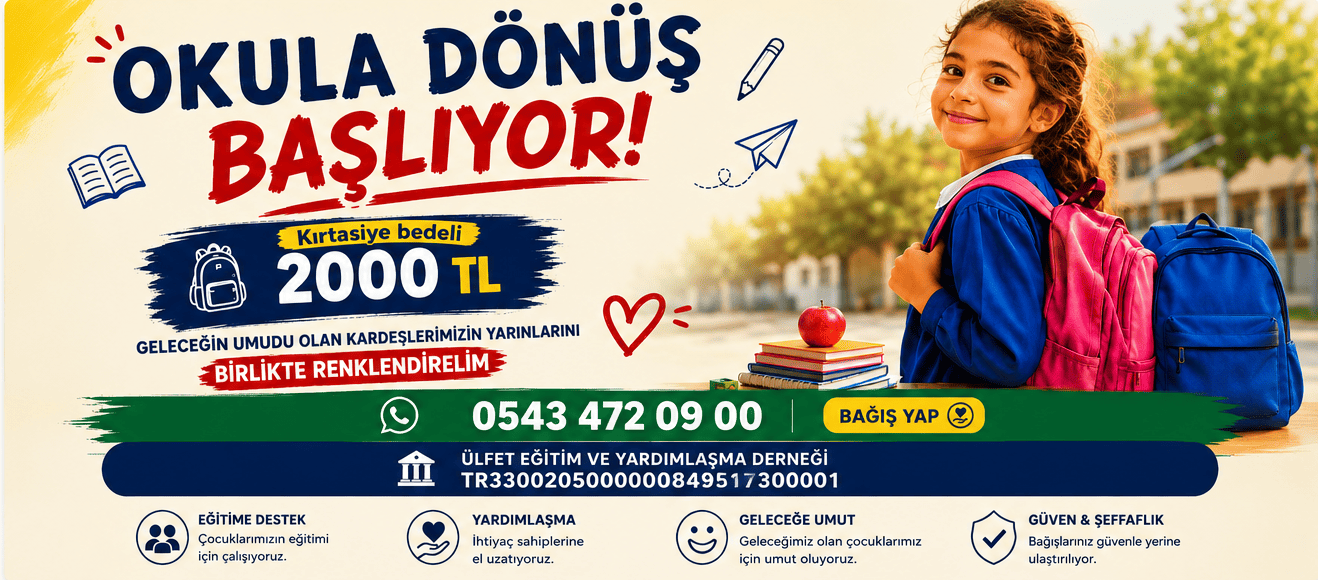 OKULA DÖNÜŞ BAŞLIYOR! 