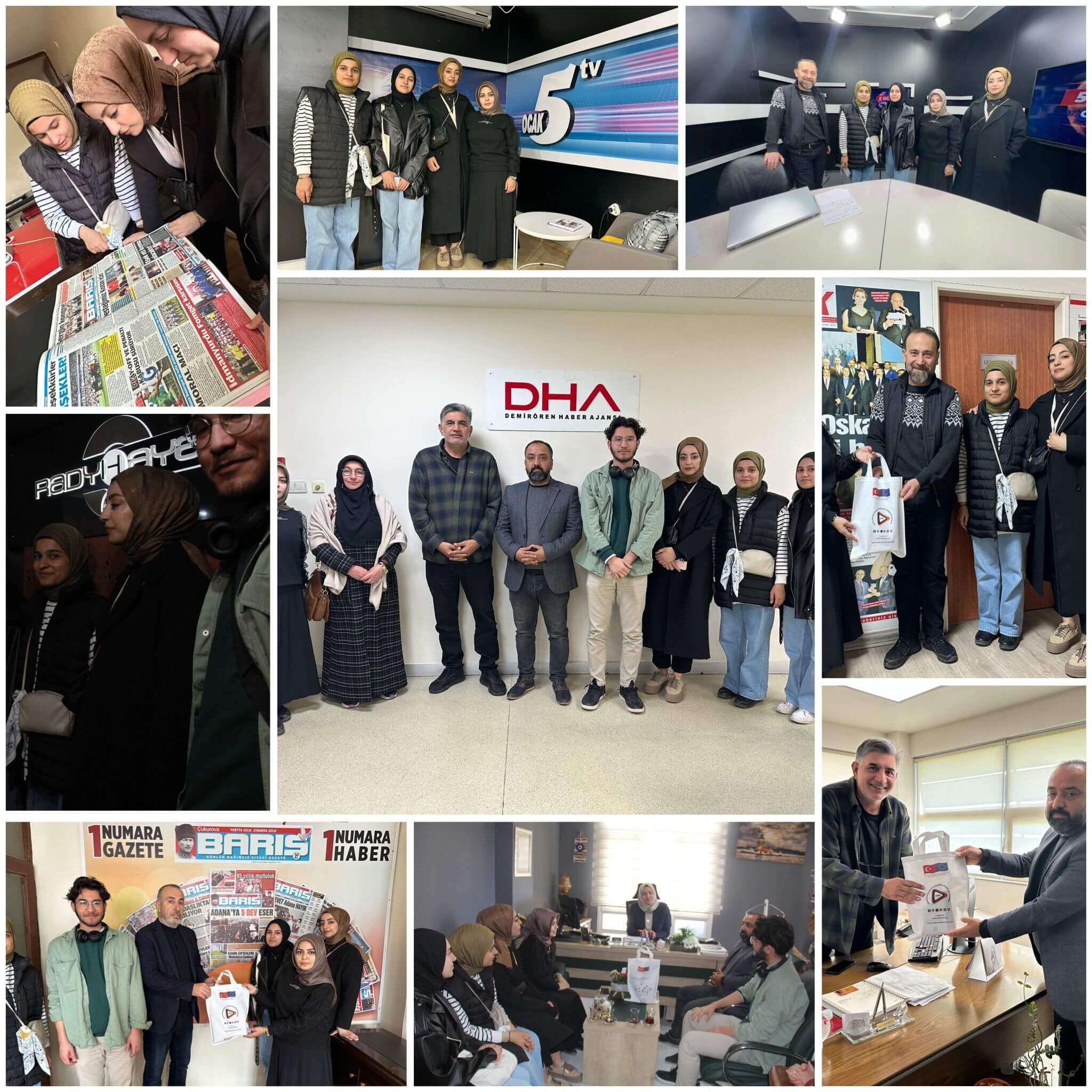ÜLFETNEET PROJE EKİBİYLE MEDYA KURULUŞLARI ZİYARET EDİLDİ  8 MART 2024