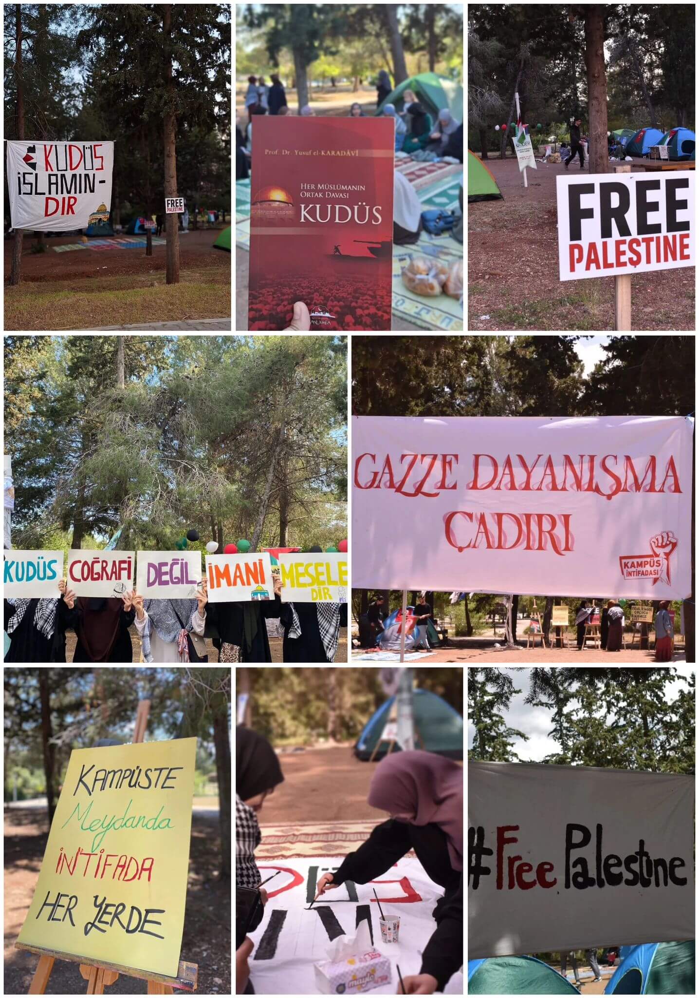 AOB'DEN ÖZGÜR FİLİSTİN İÇİN ÇADIR İNTİFADASI