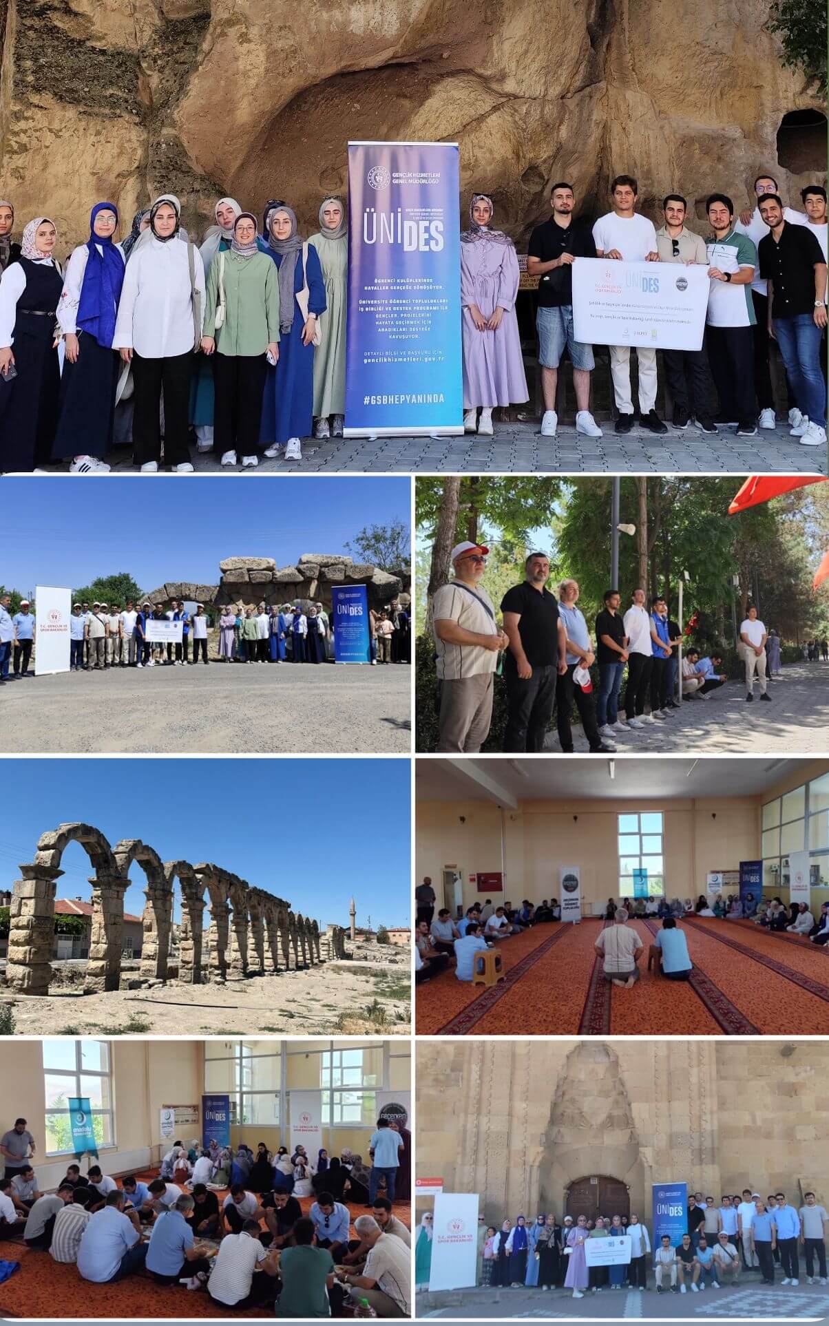 Adana AÖB Çukurova ve ATÜ öğrencileri  ÜNİDES  Niğde Gezisi