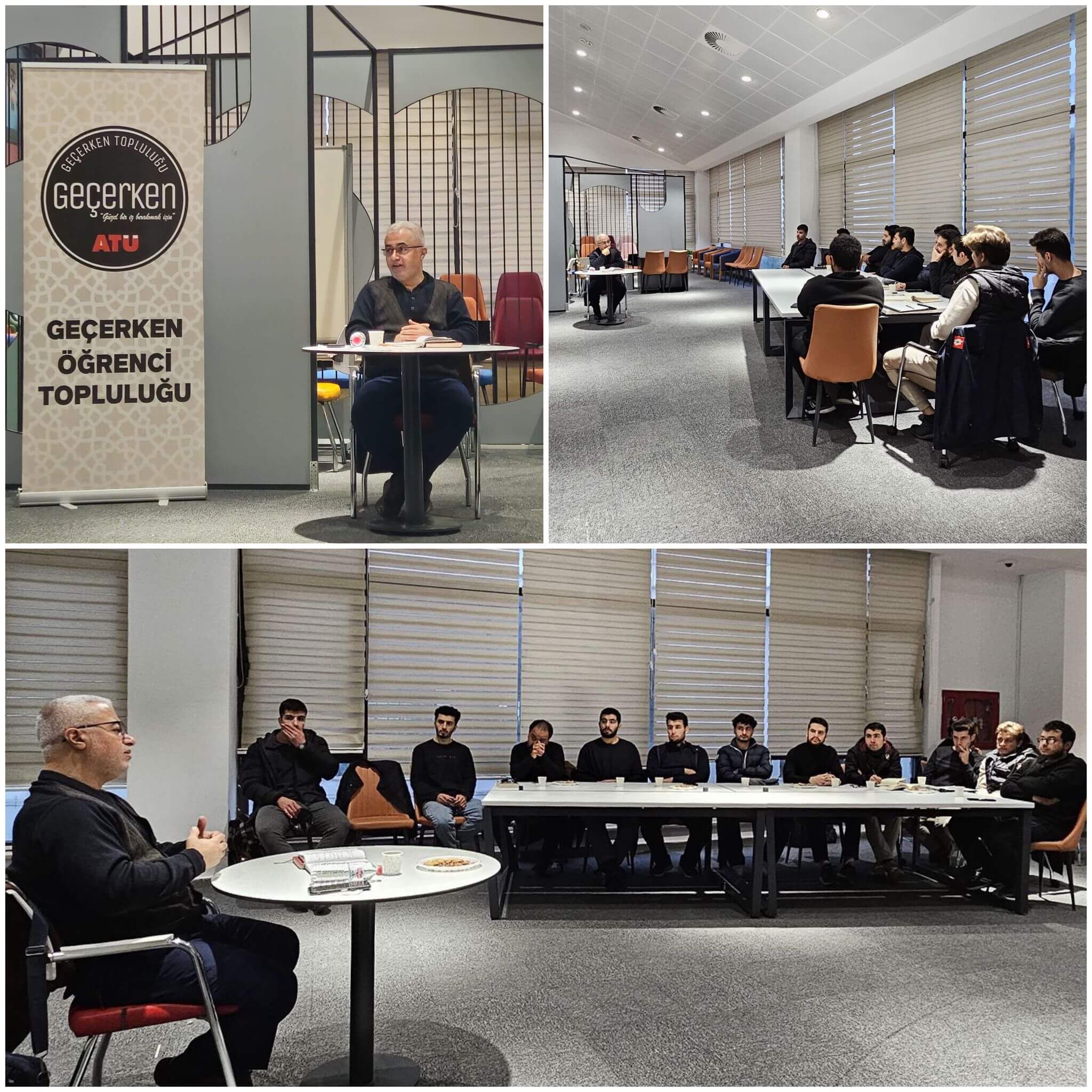 AÖB Adana erkek grubu ATÜ 5. İlkbahar Okumaları dersi